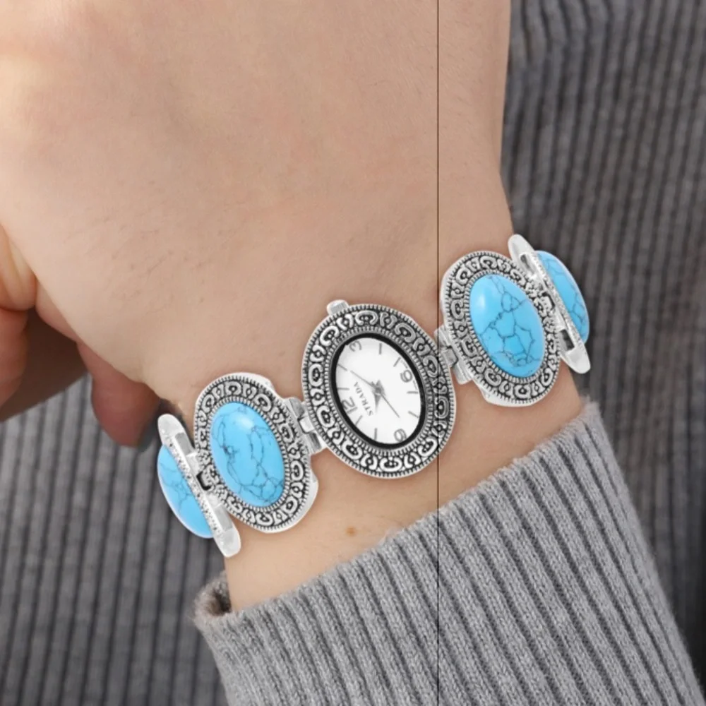Blue Howlite Bracelet Watch